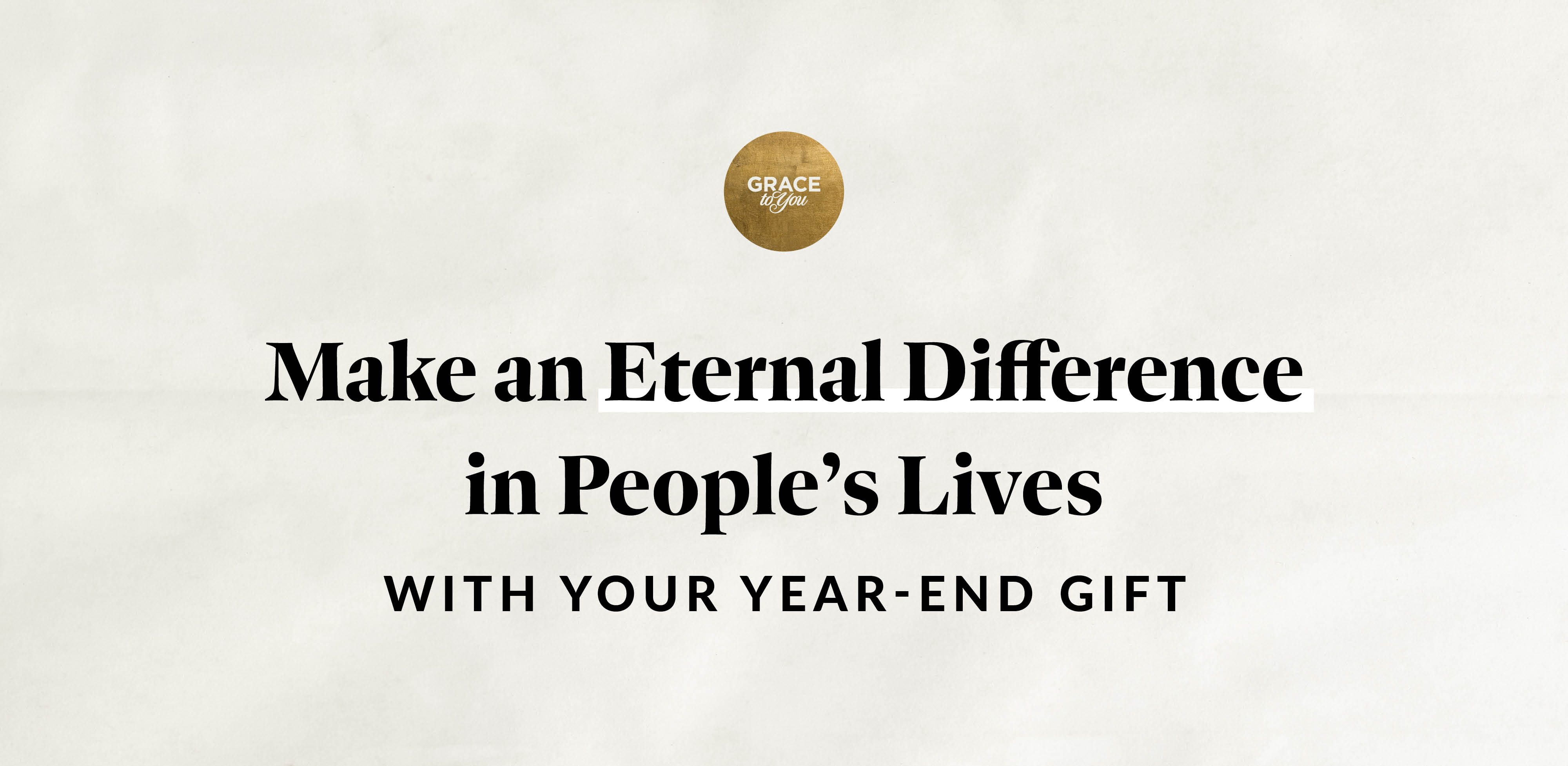 Your Year-End Gift Makes a Difference