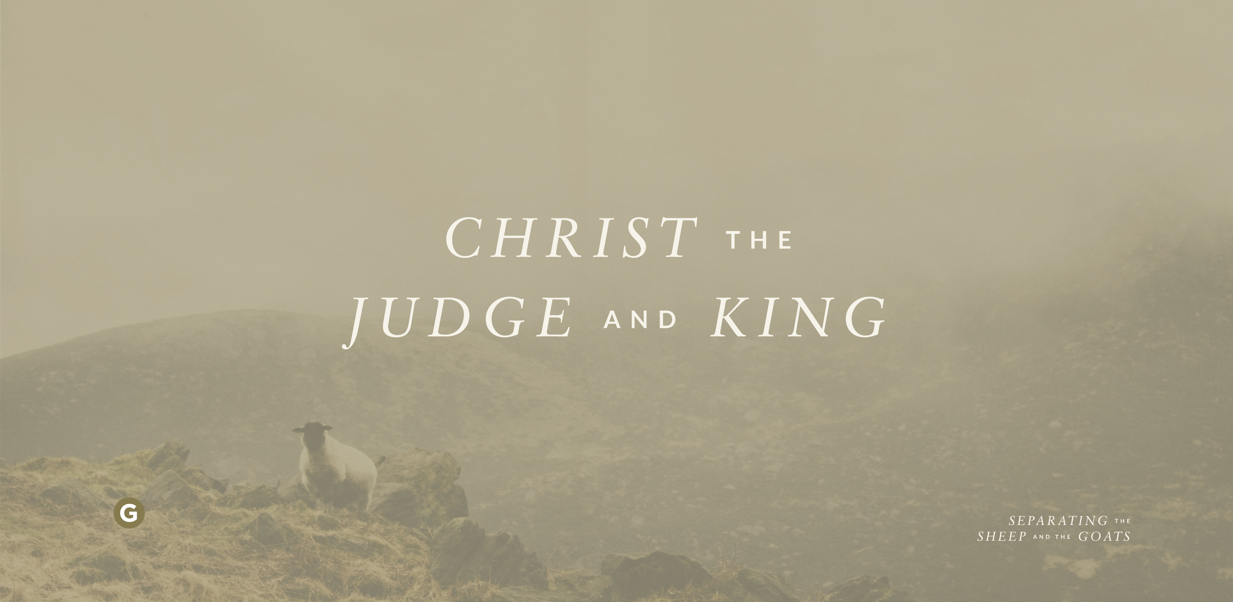 Christ the Judge and King